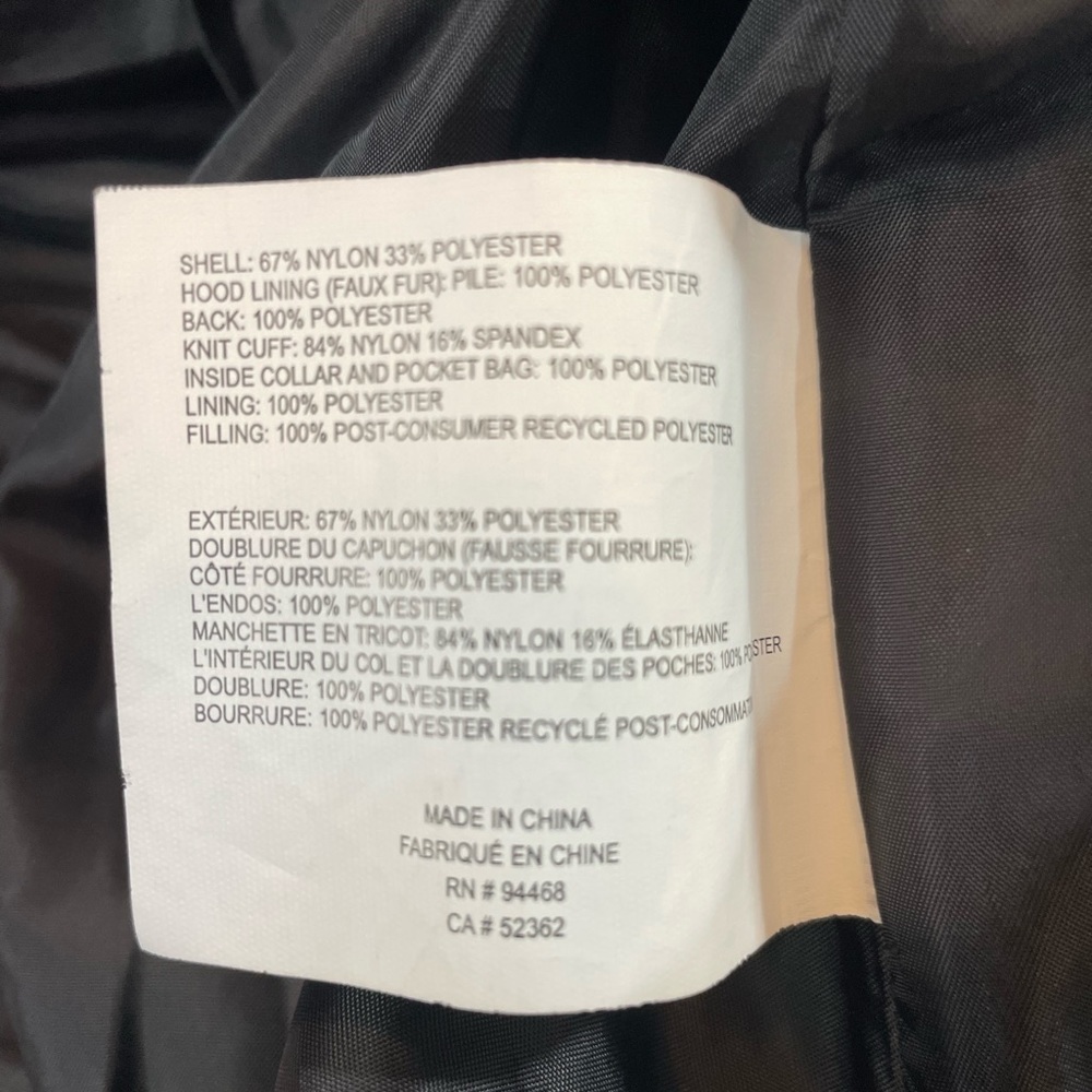 Hfx Performance Winter Long Puffer Jacket With Fa… - image 2